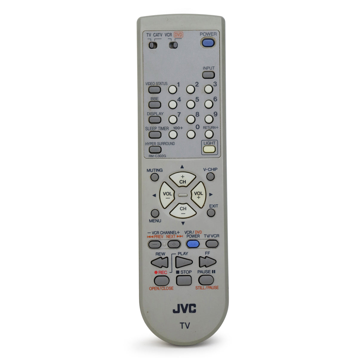 JVC RM-C303G Remote Control for Television AV32D500 and More ...