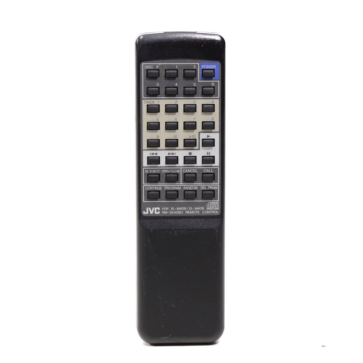 JVC RM-SX409U Remote Control for CD Player XL-M408 XL-M409 — SpenCertified