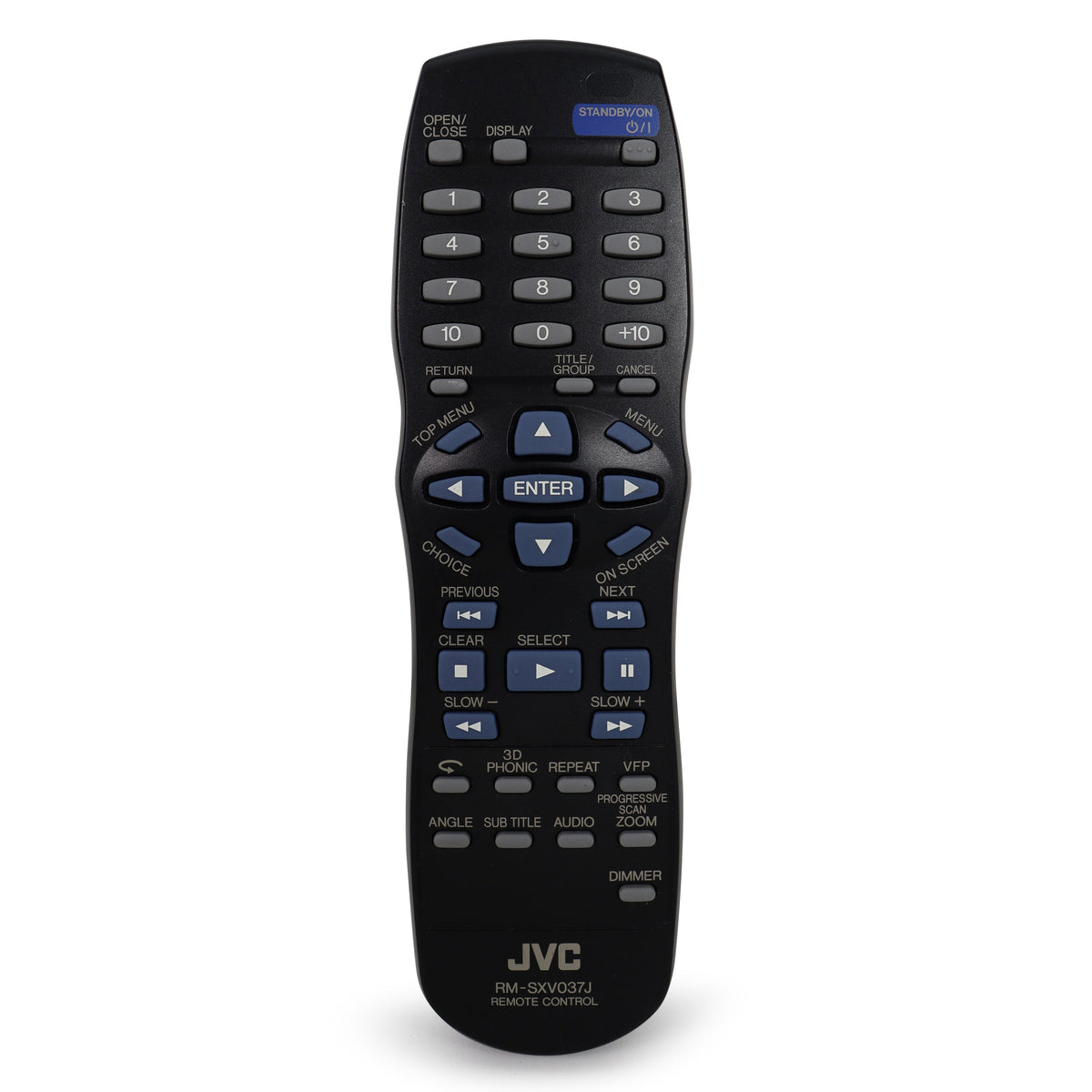 JVC RM-SXV037J Remote Control for DVD Player XV-N40BK and More ...