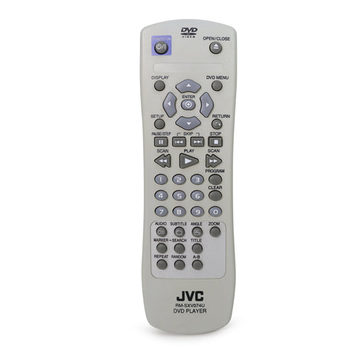 JVC RM-SXV074U DVD Player Remote Control for Model XV-N370B and More-Remote-SpenCertified-refurbished-vintage-electonics