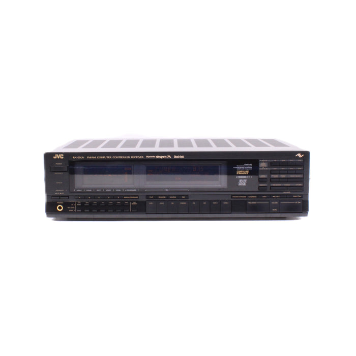 JVC RX-550V FM AM Computer Controlled Receiver with Phono (1987)-Audio & Video Receivers-SpenCertified-vintage-refurbished-electronics