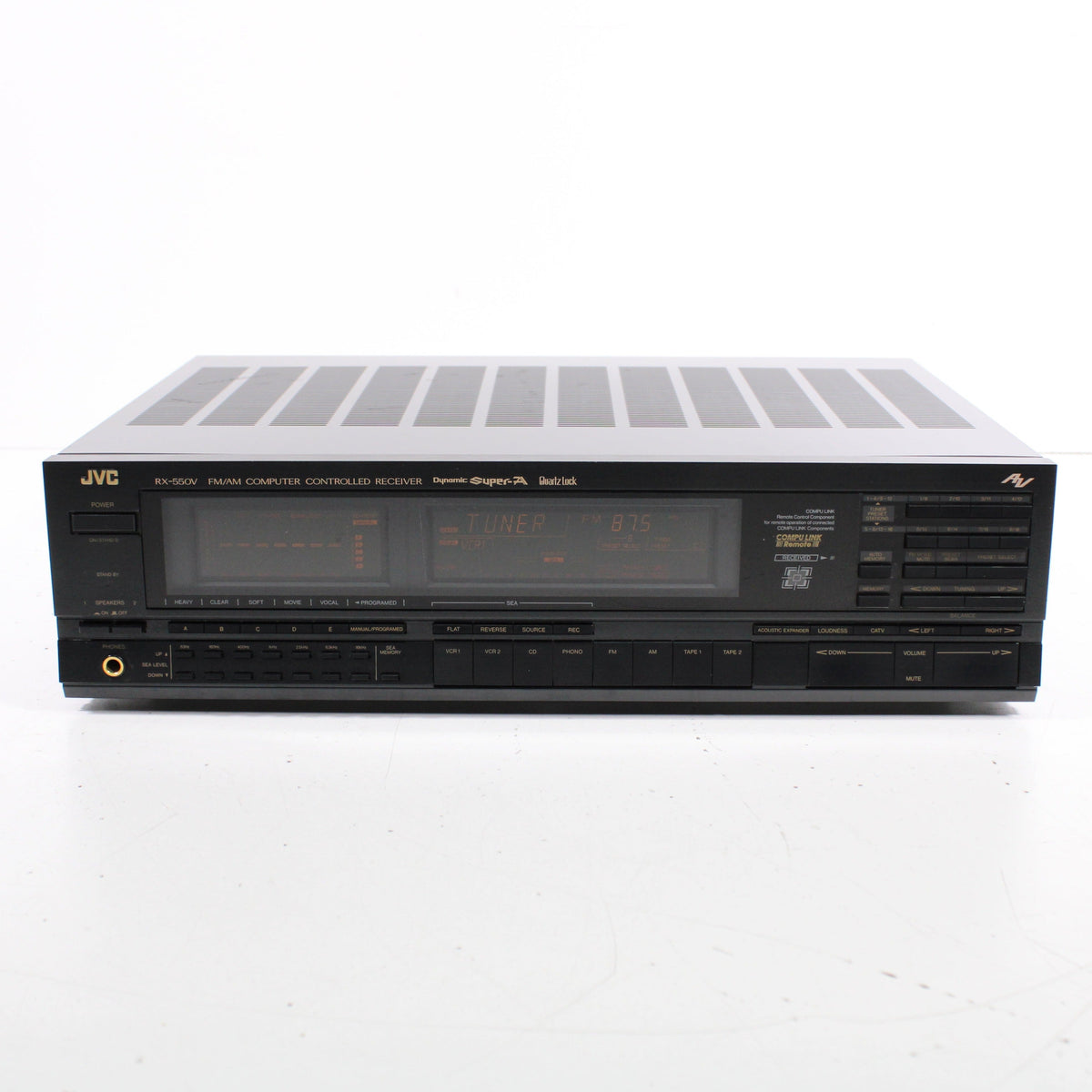 Receiver Computer JVC RX-550V FM AM Computer Controlled Receiver with Phono (NO REMOTE ...