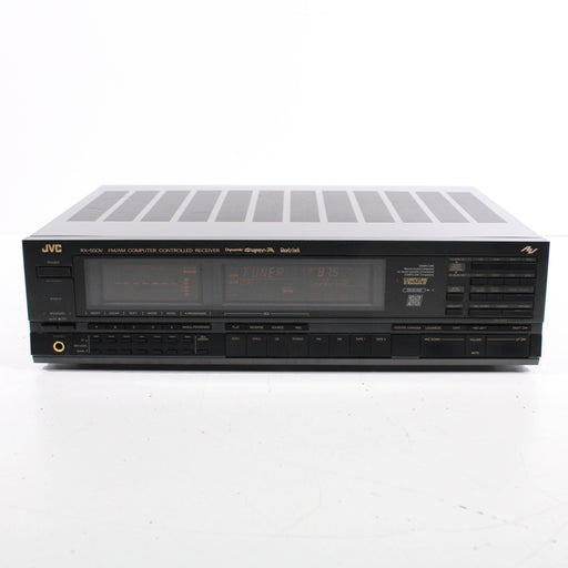 JVC RX-550V FM AM Computer Controlled Receiver with Phono (NO REMOTE) (1987)-Audio & Video Receivers-SpenCertified-vintage-refurbished-electronics