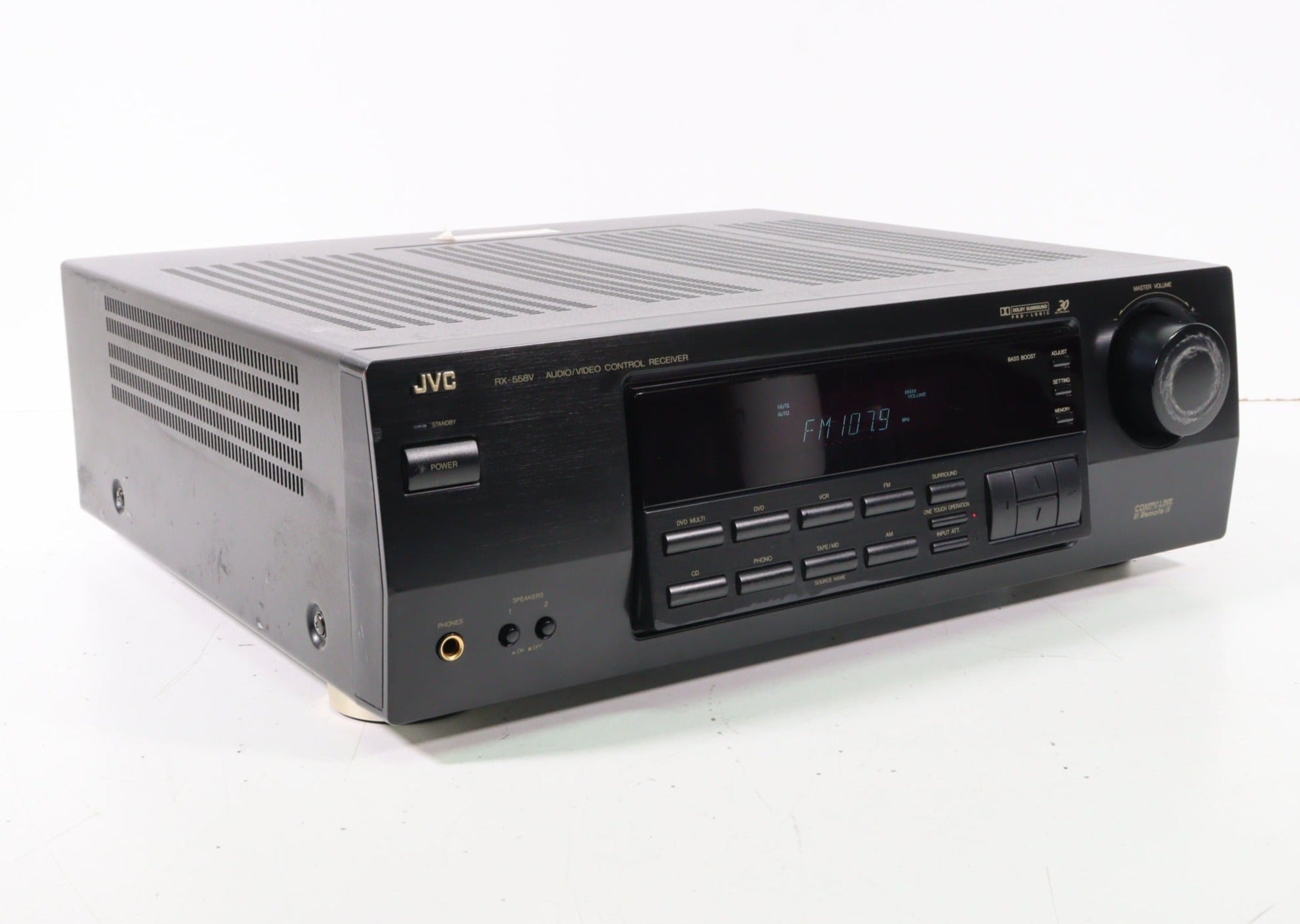 Av Controller Receiver JVC RX-558V AV Audio Video Control Receiver (NO REMOTE) — SpenCertified