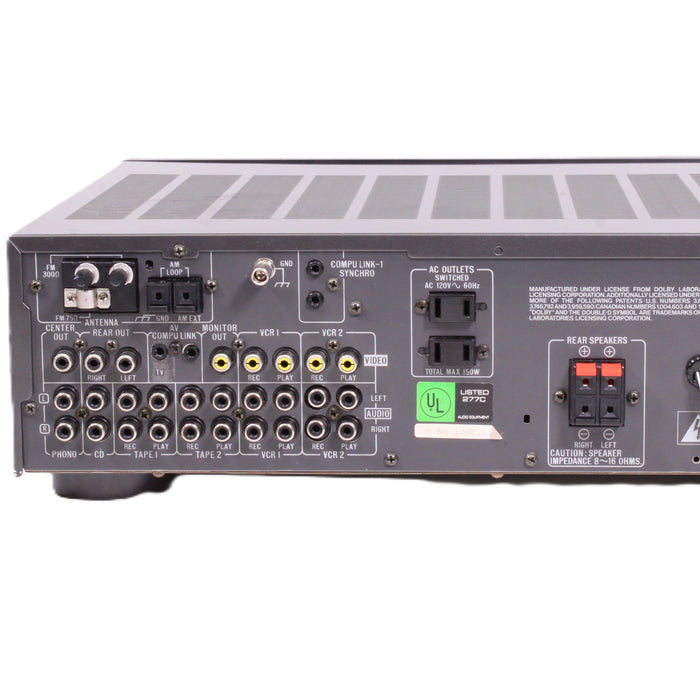 JVC RX-705V Digital Surround Stereo Receiver Dolby Pro Logic Phono-Audio & Video Receivers-SpenCertified-vintage-refurbished-electronics
