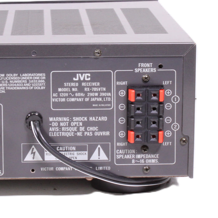 JVC RX-705V Digital Surround Stereo Receiver Dolby Pro Logic Phono-Audio & Video Receivers-SpenCertified-vintage-refurbished-electronics
