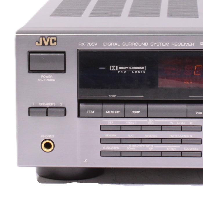 JVC RX-705V Digital Surround Stereo Receiver Dolby Pro Logic Phono-Audio & Video Receivers-SpenCertified-vintage-refurbished-electronics