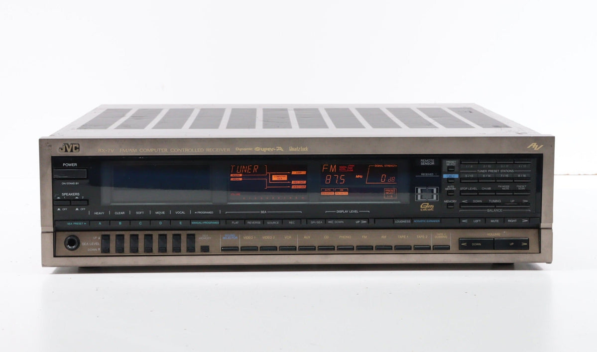 JVC RX-7V FM AM Computer Controlled Receiver (NO REMOTE) — SpenCertified