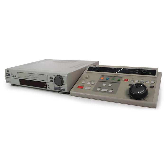 JVC SR-S365U Professional Series S-Video S-VHS Player Recorder - Editor + Editing Controller-Electronics-SpenCertified-refurbished-vintage-electonics