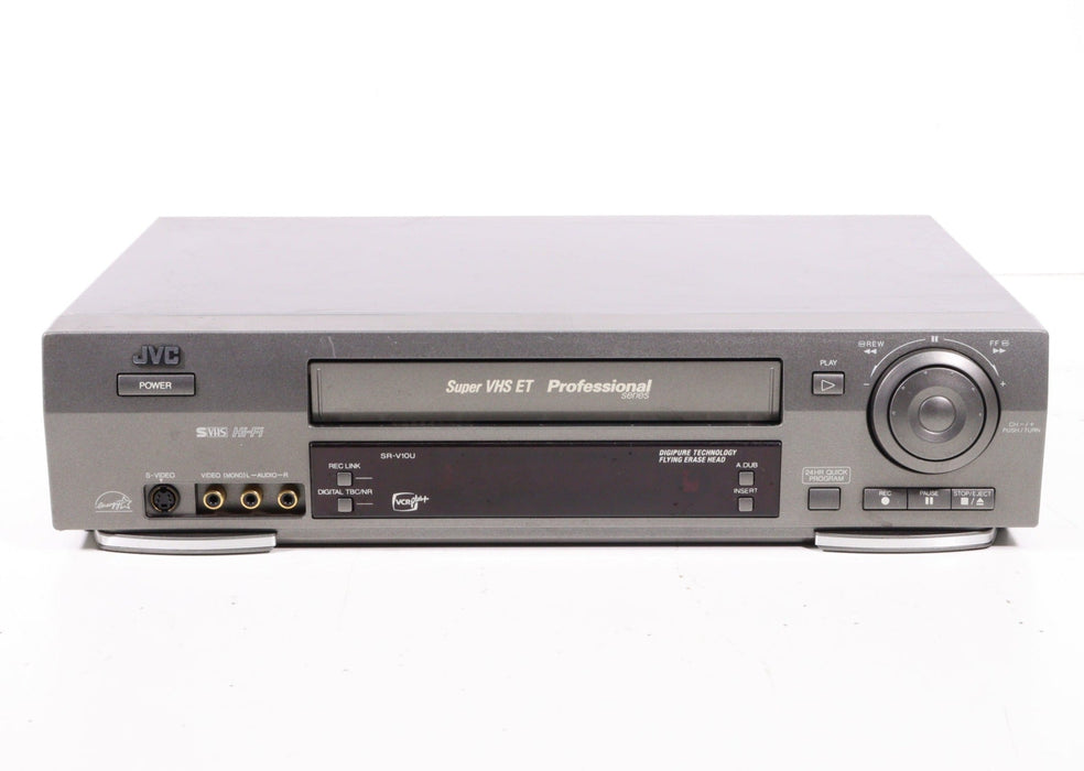 JVC SR-V10U Super VHS SVHS Player VCR Video Cassette Recorder-VCRs-SpenCertified-vintage-refurbished-electronics