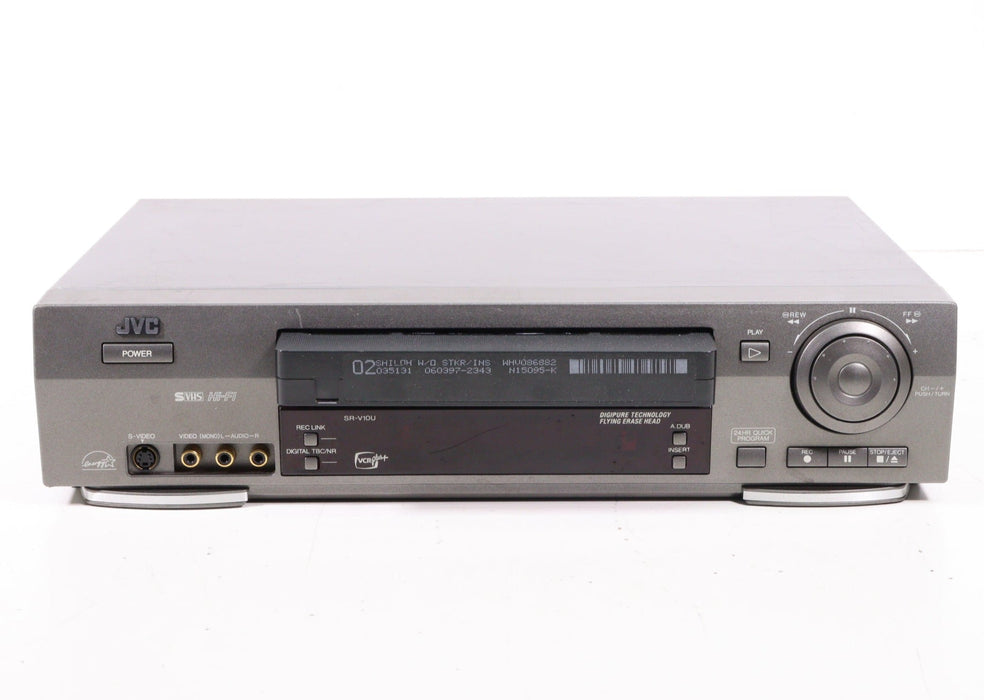 JVC SR-V10U Super VHS SVHS Player VCR Video Cassette Recorder-VCRs-SpenCertified-vintage-refurbished-electronics