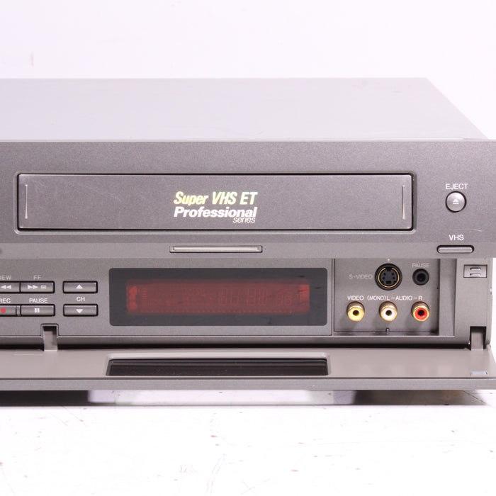 JVC SR-VS10 Mini-DV/SVHS Dual Deck Video Cassette Recorder FireWire S-Video-VCRs-SpenCertified-vintage-refurbished-electronics