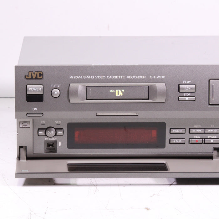 JVC SR-VS10 Mini-DV/SVHS Dual Deck Video Cassette Recorder FireWire S-Video-VCRs-SpenCertified-vintage-refurbished-electronics