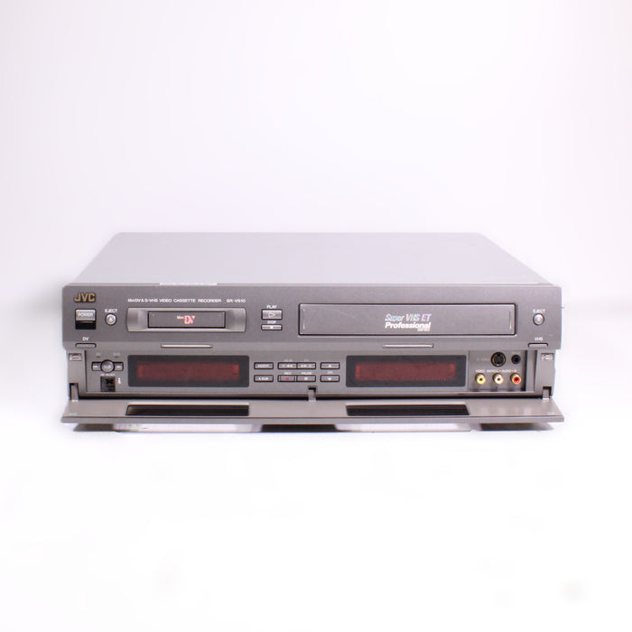 JVC SR-VS10 Mini-DV/SVHS Dual Deck Video Cassette Recorder FireWire S-Video-VCRs-SpenCertified-vintage-refurbished-electronics
