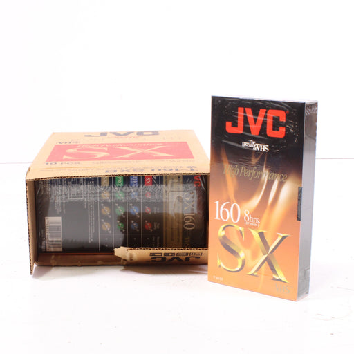 JVC T-160 SX High Performance VHS Blank Tapes 10 Pack (8 Hours Each)-VCR Accessories-SpenCertified-vintage-refurbished-electronics
