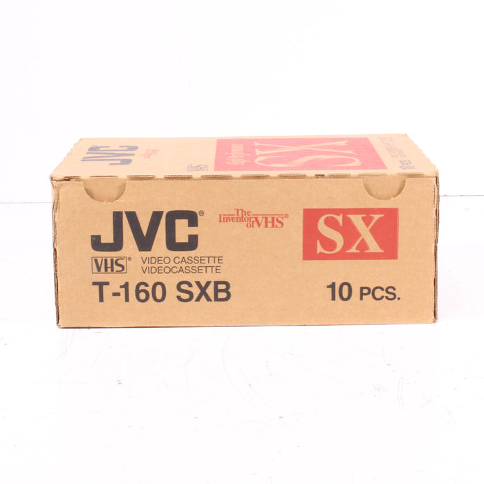 JVC T-160 SX High Performance VHS Blank Tapes 10 Pack (8 Hours Each)-VCR Accessories-SpenCertified-vintage-refurbished-electronics