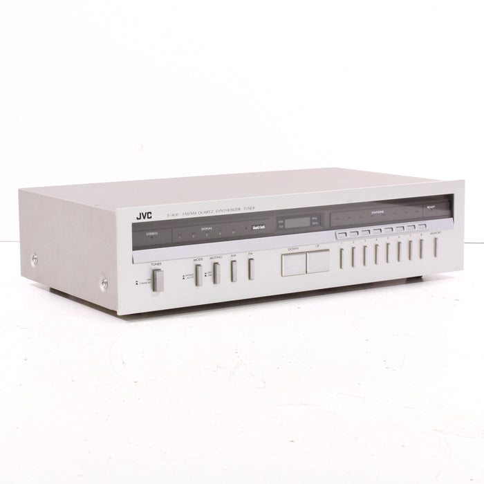 JVC T-40P FM AM Quartz Synthesizer Tuner (Silver)-Stereo Tuner-SpenCertified-vintage-refurbished-electronics