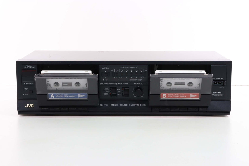 JVC TD-W10 Stereo Double Cassette Deck-Cassette Players & Recorders-SpenCertified-vintage-refurbished-electronics