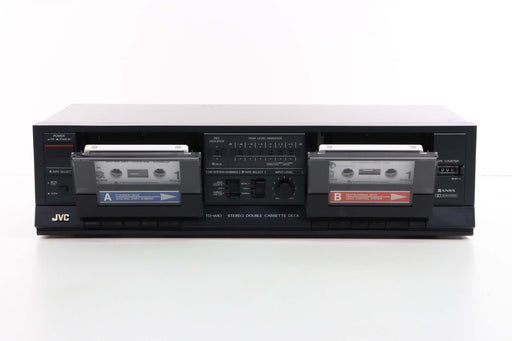 JVC TD-W10 Stereo Double Cassette Deck-Cassette Players & Recorders-SpenCertified-vintage-refurbished-electronics