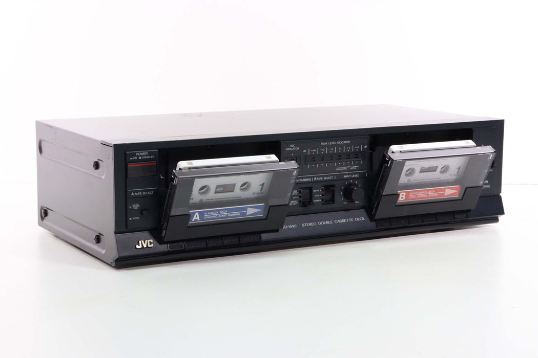 JVC TD-W10 Stereo Double Cassette Deck-Cassette Players & Recorders-SpenCertified-vintage-refurbished-electronics