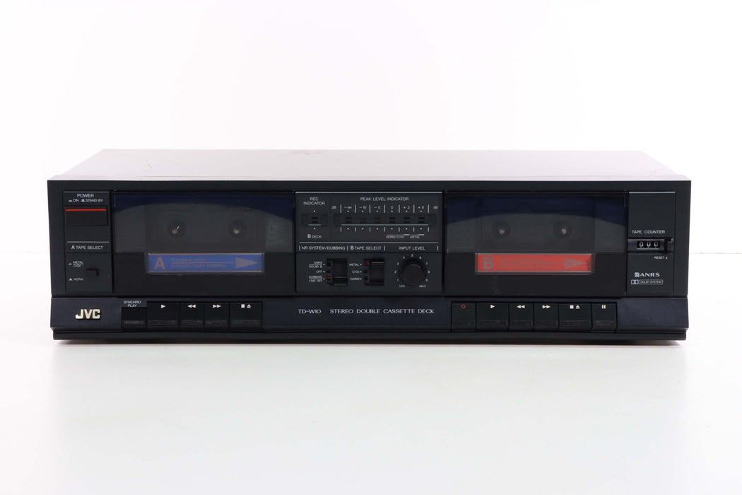 JVC TD-W10 Stereo Double Cassette Deck-Cassette Players & Recorders-SpenCertified-vintage-refurbished-electronics