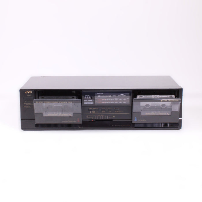 JVC TD-W110 Dual Cassette Deck Auto Reverse Dolby B Stereo-Cassette Players & Recorders-SpenCertified-vintage-refurbished-electronics