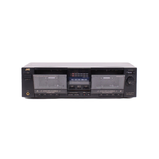JVC TD-W201 Stereo Double Cassette Deck Dolby B High-Speed Dubbing-Cassette Players & Recorders-SpenCertified-vintage-refurbished-electronics