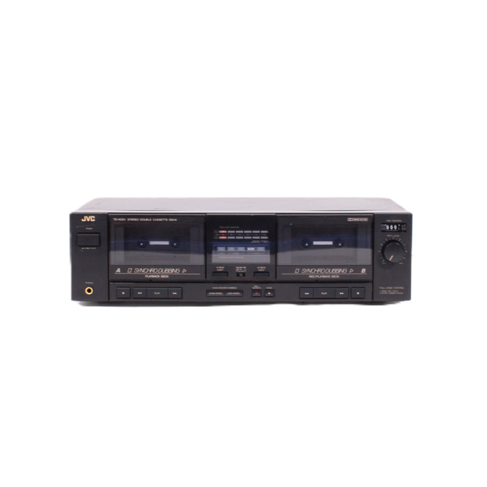 JVC TD-W201 Stereo Double Cassette Deck Dolby B High-Speed Dubbing-Cassette Players & Recorders-SpenCertified-vintage-refurbished-electronics