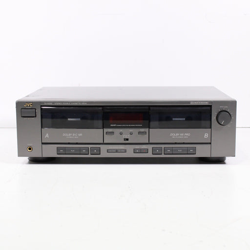 JVC TD-W205 Stereo Double Cassette Deck HX Pro-Cassette Players & Recorders-SpenCertified-vintage-refurbished-electronics