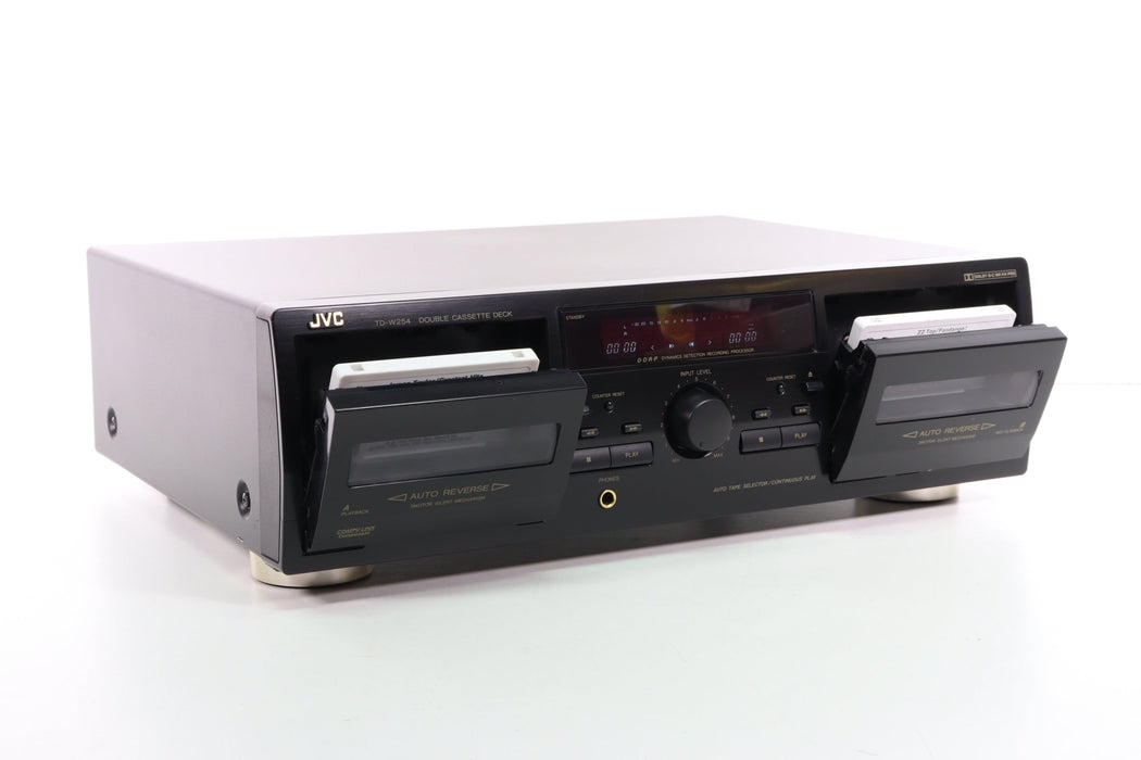 JVC TD-W254 Double Cassette Deck Dual Cassette Player-Cassette Players & Recorders-SpenCertified-vintage-refurbished-electronics