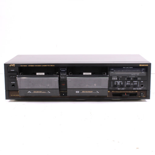 JVC TD-W30 Stereo Double Cassette Deck Player with High-Speed Dubbing-Cassette Players & Recorders-SpenCertified-vintage-refurbished-electronics