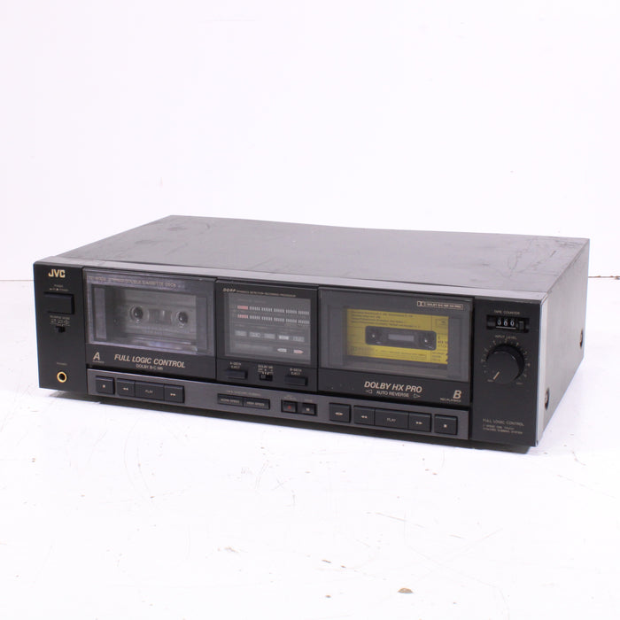 JVC TD-W303 Double Cassette Deck Auto Reverse Dolby B/C High-Speed Dubbing (1989)-Cassette Players & Recorders-SpenCertified-vintage-refurbished-electronics