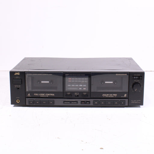 JVC TD-W303 Double Cassette Deck Auto Reverse Dolby B/C High-Speed Dubbing (1989)-Cassette Players & Recorders-SpenCertified-vintage-refurbished-electronics