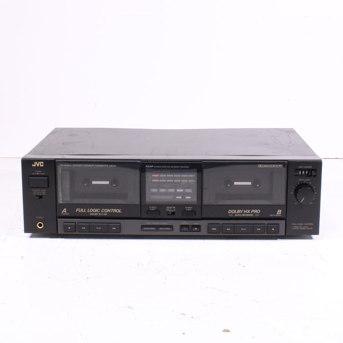 JVC TD-W303 Double Cassette Deck Auto Reverse Dolby B/C High-Speed Dubbing (1989)-Cassette Players & Recorders-SpenCertified-vintage-refurbished-electronics