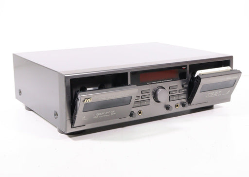 JVC TD-W309 Double Cassette Deck Player with Auto Reverse (DECK A EATS TAPES)-Cassette Players & Recorders-SpenCertified-vintage-refurbished-electronics