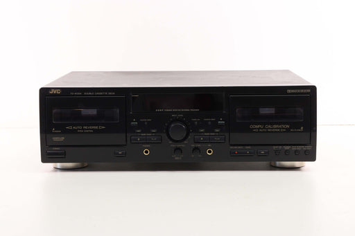 JVC TD-W354BK Stereo Dual Cassette Deck Player With Synchro Dubbing with Pitch Control-Electronics-SpenCertified-vintage-refurbished-electronics