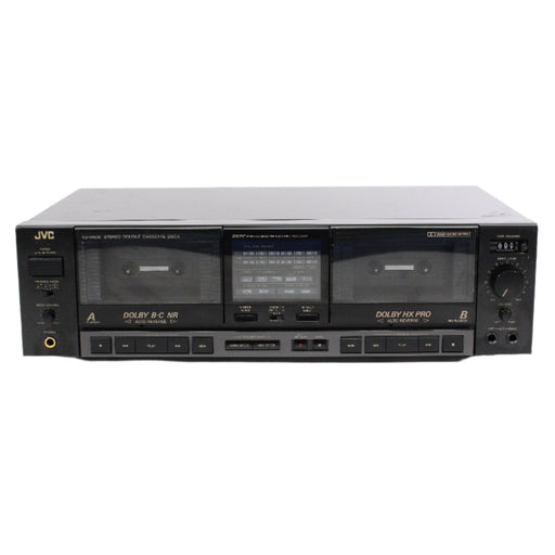 JVC TD-W503 Stereo Double Cassette Deck HX Pro-Cassette Players & Recorders-SpenCertified-vintage-refurbished-electronics