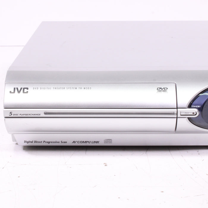 JVC TH-M303DVD 5 Disc DVD Digital Theater System Progressive Scan and S-Video (2004)-DVD & Blu-ray Players-SpenCertified-vintage-refurbished-electronics