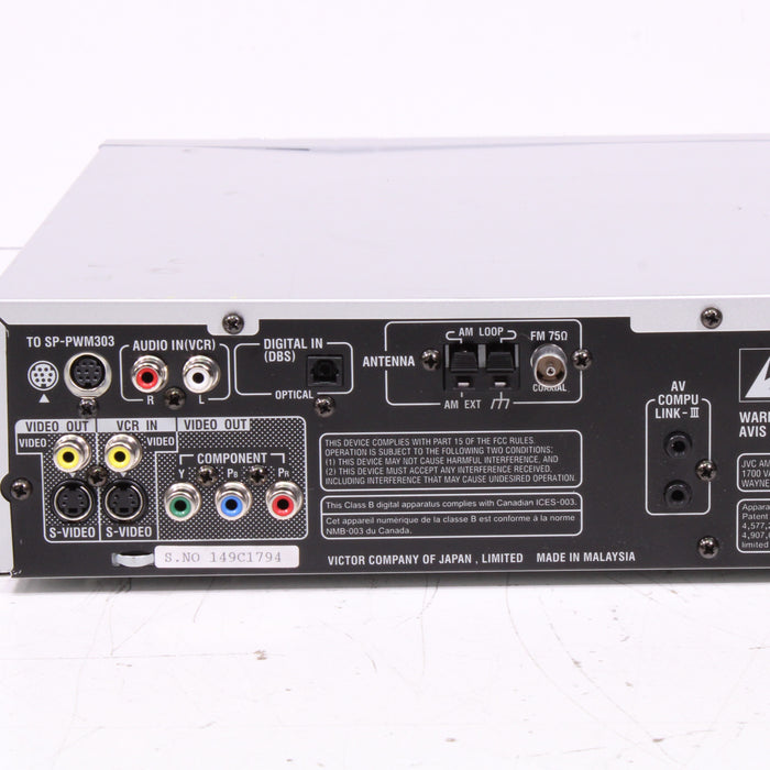 JVC TH-M303DVD 5 Disc DVD Digital Theater System Progressive Scan and S-Video (2004)-DVD & Blu-ray Players-SpenCertified-vintage-refurbished-electronics