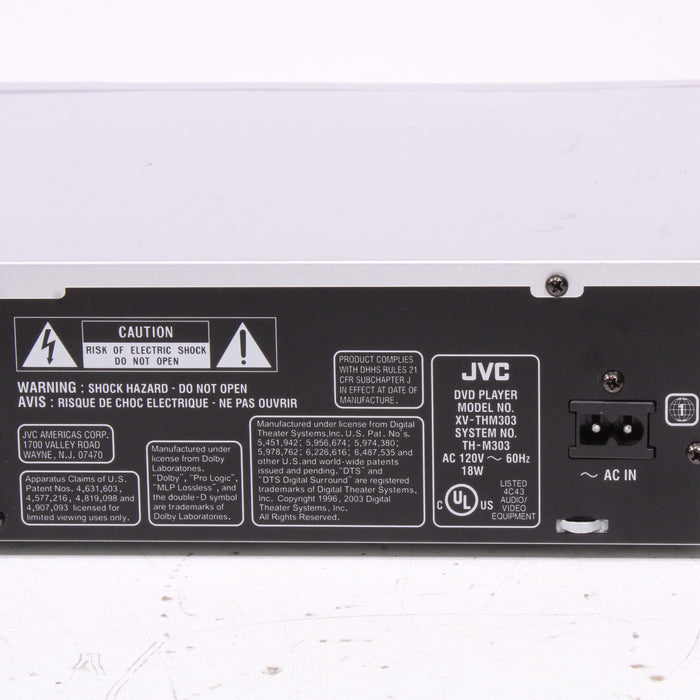 JVC TH-M303DVD 5 Disc DVD Digital Theater System Progressive Scan and S-Video (2004)-DVD & Blu-ray Players-SpenCertified-vintage-refurbished-electronics