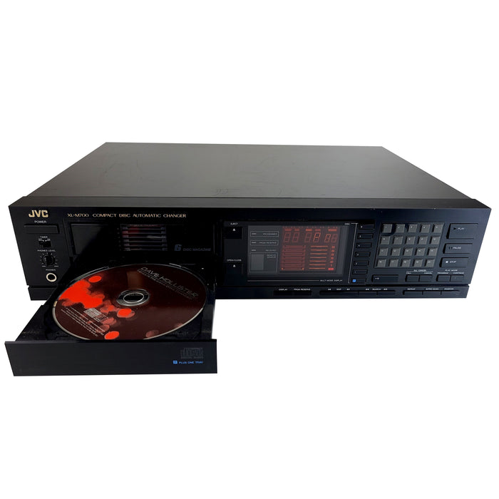 JVC XL-M700 6 Disc Cartridge Style Compact Disc Home CD Player-Electronics-SpenCertified-refurbished-vintage-electonics