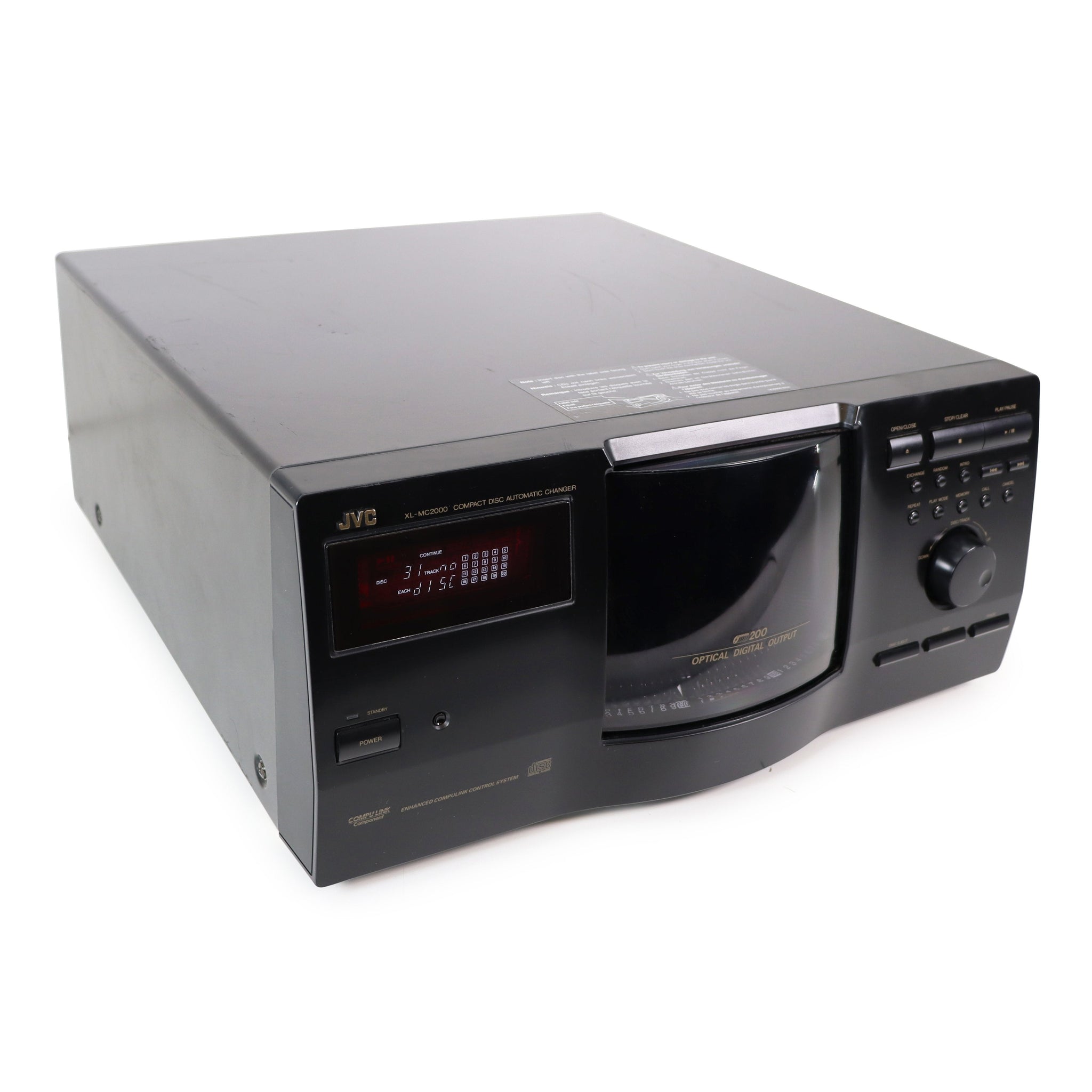 JVC XL-MC2000 200-Disc Mega CD Disc Changer Carousel File-Type Design ...