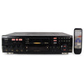 JVC XL-MV303BK Triple Tray Karaoke CD Player 3 Disc Three Different Microphone Inputs Graphics Playback Control