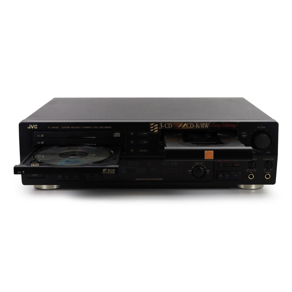 JVC XLR5000 Multiple CD Recorder Player Dual Tray Recording System w/