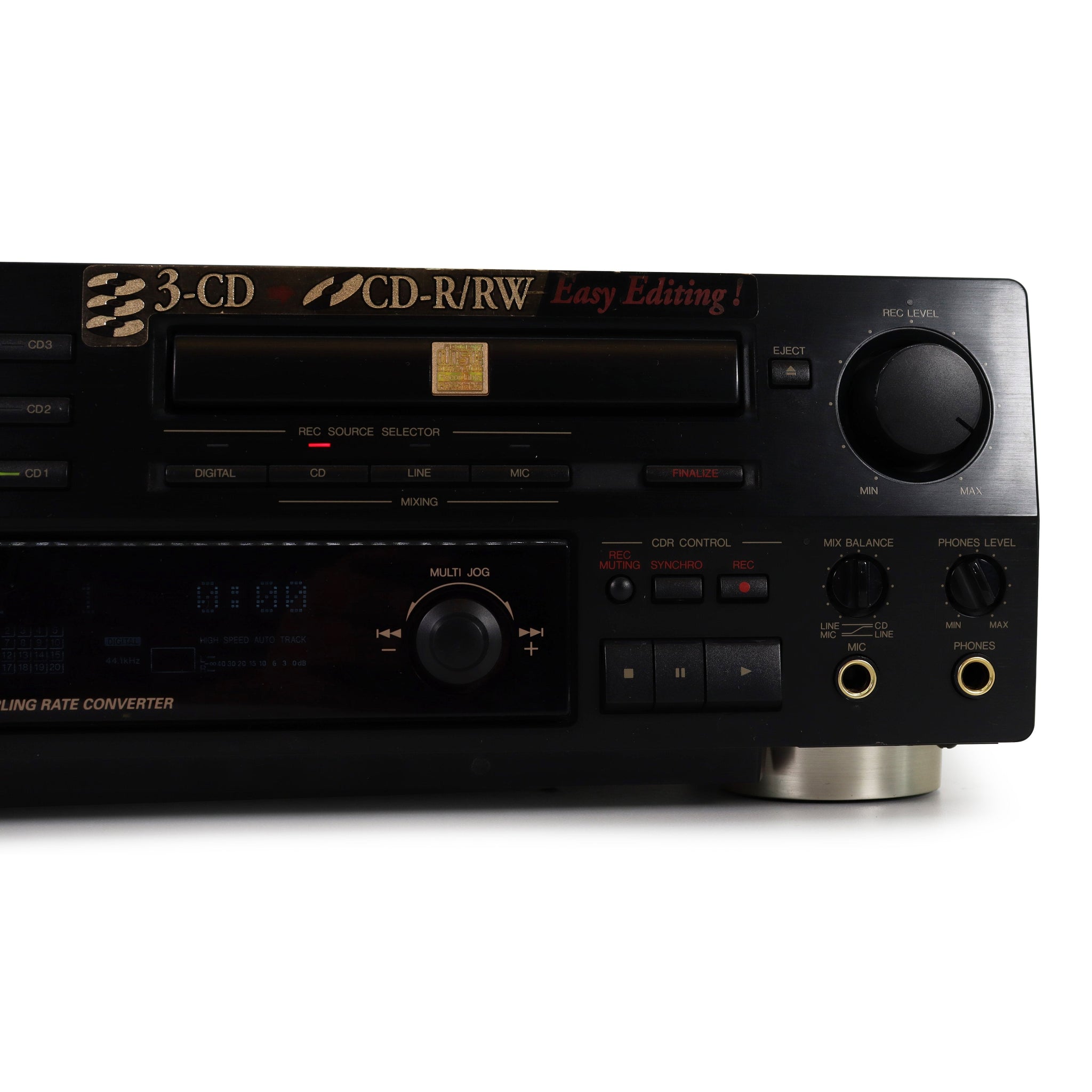 JVC XLR5000 Multiple CD Recorder Player Dual Tray Recording System w/