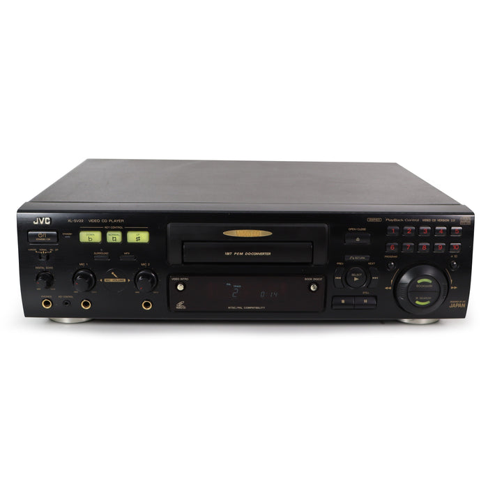 JVC XL-SV22BK Single Disc Video CD Player-Electronics-SpenCertified-refurbished-vintage-electonics