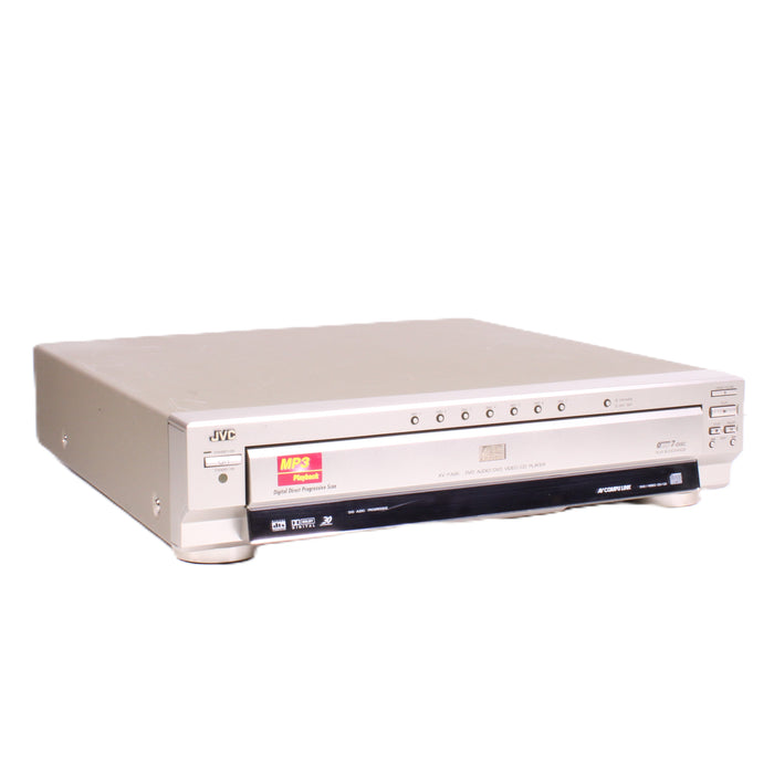 JVC XV-FA95 7-Disc DVD CD Changer Player with S-Video and Progressive Scan-DVD & Blu-ray Players-SpenCertified-vintage-refurbished-electronics