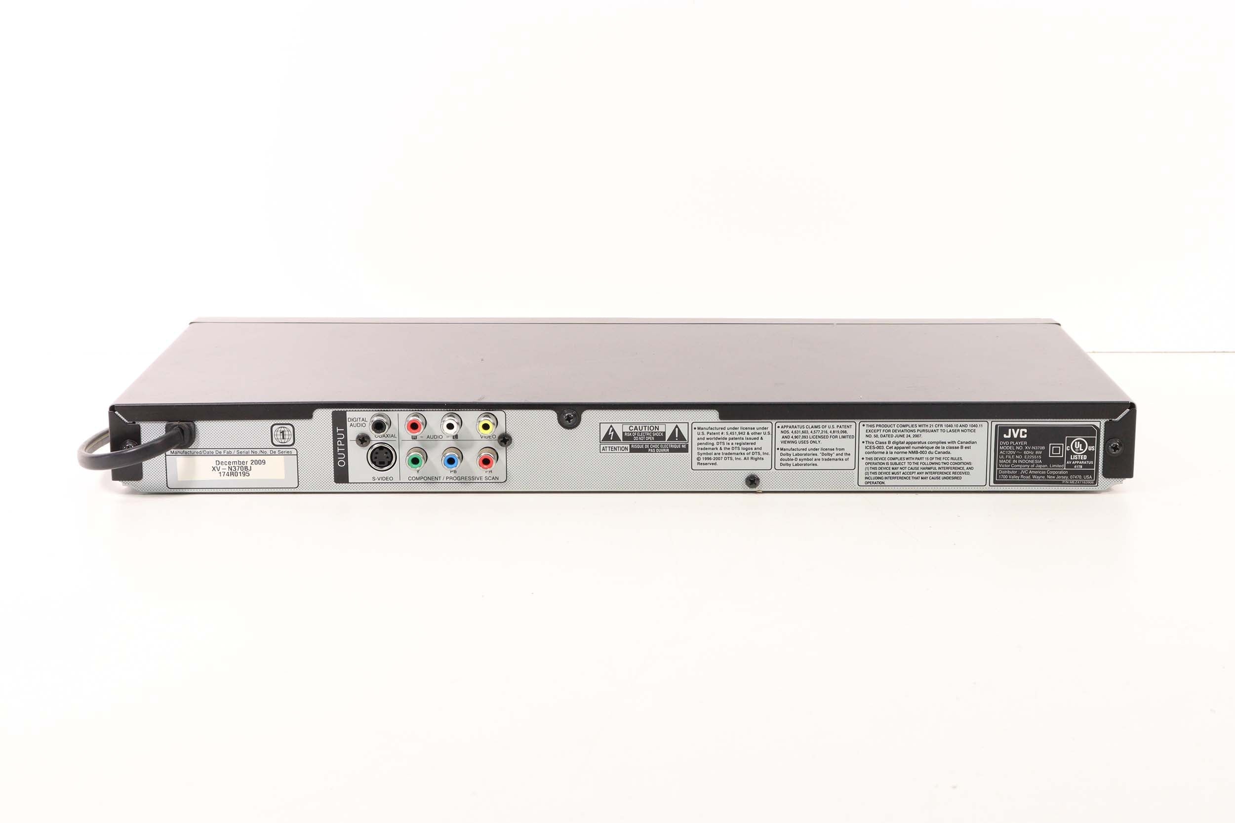 Blu-ray Player - JVC TV