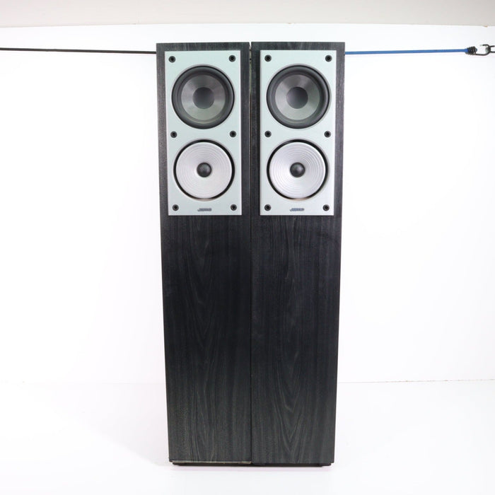 Jamo Four Speaker Floorstanding Tower Set Black (Tower Pair E770 and Tower Pair E750) (CRACKED FOAM)-Speakers-SpenCertified-vintage-refurbished-electronics