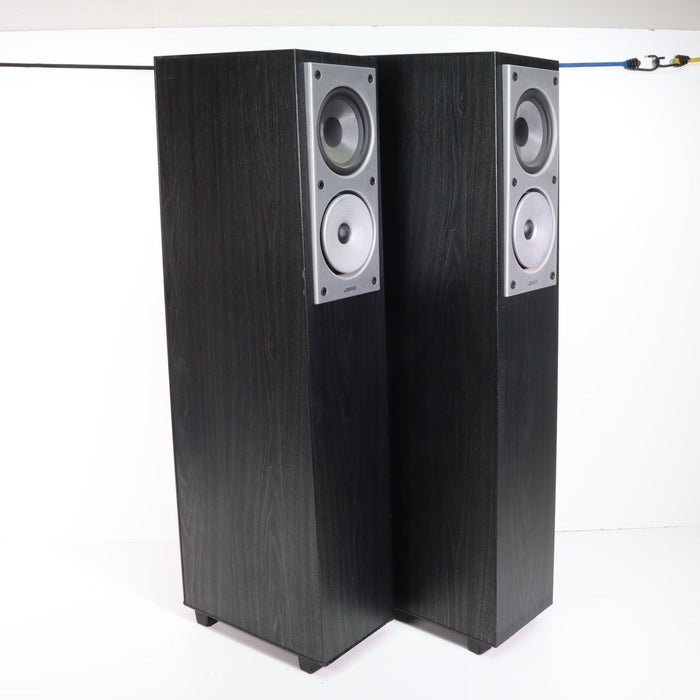 Jamo Four Speaker Floorstanding Tower Set Black (Tower Pair E770 and Tower Pair E750) (CRACKED FOAM)-Speakers-SpenCertified-vintage-refurbished-electronics